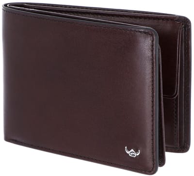 Golden Head Leren portemonnee Colorado RFID Protect Scheintasche mit Geheimfach 1159 Bordeaux wijnrood