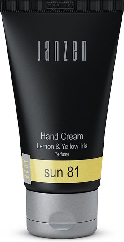 Janzen Sun 81 Verzorgende Handcrème Crème Lemon & Yellow Iris