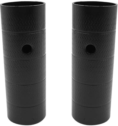 Dailygoods- Voetsteunen Antislip - 4-delige Set - Geschikt voor Fiets/Mountainbike/BMX - Hoogwaardig Aluminium - 110x38 mm - Lichtgewicht 130 g - Fietssteunen