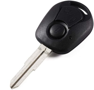 Dailygoody - Nieuwe Key Shell - Vervangingsetui - Hoogwaardige Kwaliteit - 2-knops Afstandsbediening - Geschikt voor Actyon - Perfecte Pasvorm - Inclu...