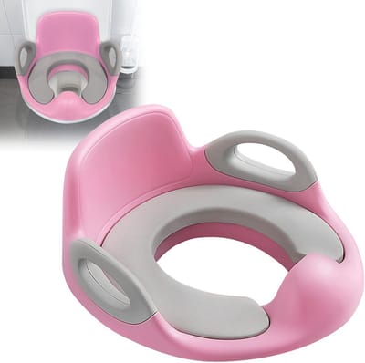 Toiletbril voor Kinderen met Anti-Slip Handgrepen en Spatbescherming