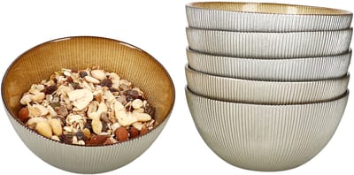 Set van 6 Caïro Gold glazen graankommen voor 6 personen - 23108323