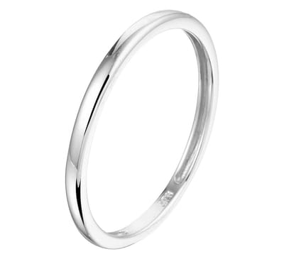 Zilver Gerhodineerde Aanschuifring 1332262 18.50 mm (58)