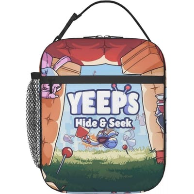Yeeps Verstop en Zoek Geïsoleerde Lunchtas voor Dames Kinderen Lekkend Bewaarbakjes Thermische Lunchbox Tote One Size black