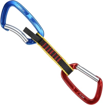 Klimhaak - Klimaccessoire - Bergbeklimmen - Hoge Trekkracht - 27 cm - Zwart