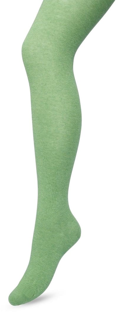 Bonnie Doon Biologisch Katoenen Maillot Dames Licht Groen maat 36/38 S - Uitstekende pasvorm - Gladde Naden - OEKO-TEX gecertificeerd - Bio Cotton Tights - Duurzaam Huidvriendelijk Bio Katoen - Lichtgroen Gemeleerd - Loden Frost Melee - BP051900.274