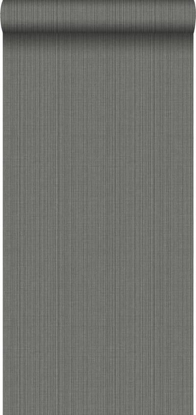 Origin Wallcoverings behang geweven structuur leisteengrijs - 347628 - 0,53 x 10,05 m