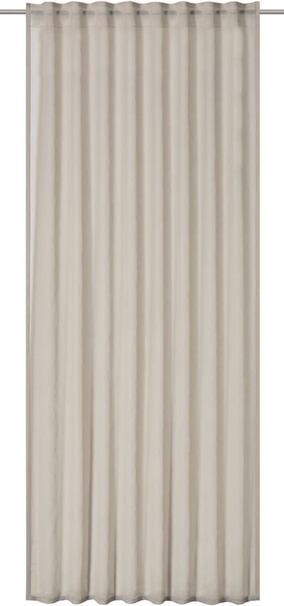 Elbersdrucke Gordijn met lussen Air 255x140 cm beige transparant