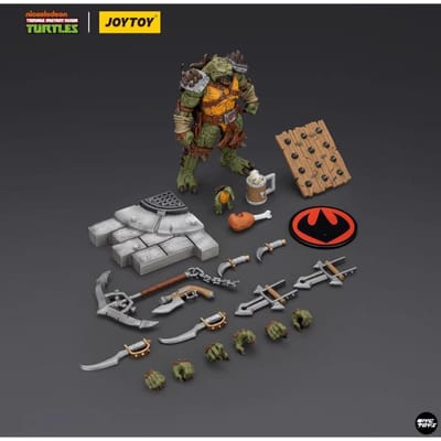 JOYTOY Original TMNT Tortues Ninja Mutantes Adolescentes 1/18 Groundchuck Dirtbag Rahzar Série Complète Figurines d'Action Modèle Jouet Poupée Cadeau
