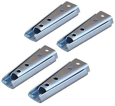 Hoofdbord wandgemonteerde vergrendeling 120mm | Meubelconnector voor bank en bed