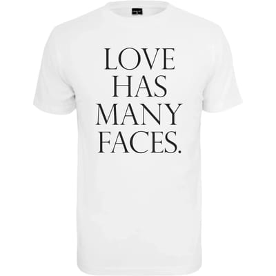 Mister Tee - Love Has Many Faces Heren T-shirt - L - Wit