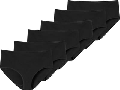 Schiesser Dames midi slip 6 pack 95/5 cotton