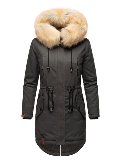 Navahoo Dames Winterjas Bombi – Premium Collectie met Afneembare Bontkraag