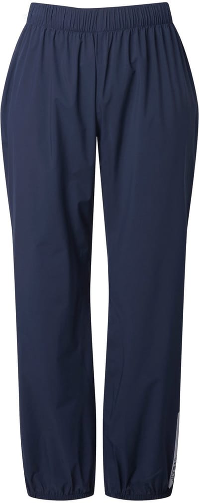 Ulla Popken - Dames - Regenbroek waterdicht reflecterende biezen - Marine - Maat 42+
