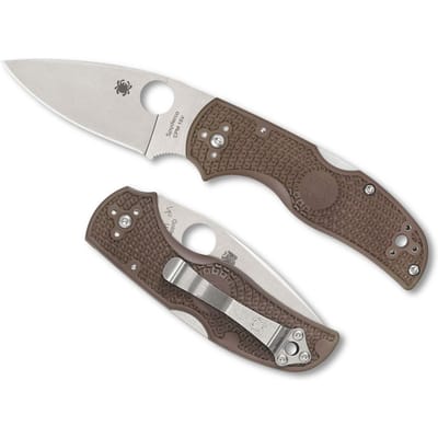 Spyderco Native 5 Brown FRN CPM 15V Sprint Run