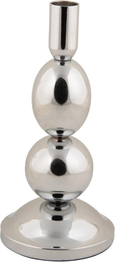 Present Time Kandelaar Dazzle Medium - Zilver - Ø10cm - Scandinavisch - IJzer