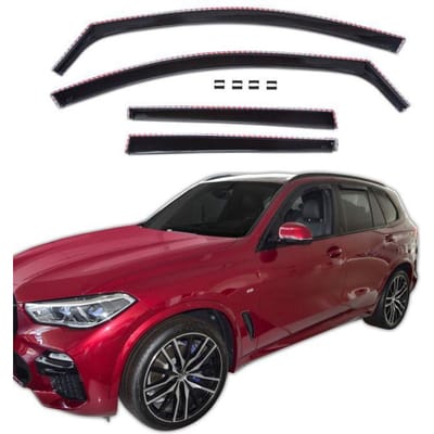 Déflecteurs d'air - BMW X5 (G05) depuis 2018 - Acrylique teinté - Aérodynamique - Montage facile