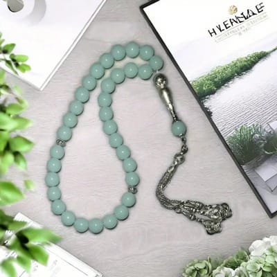 Nivard Tasbih - Tesbih - Tasbeeh - Kralen - Teller - Gebedsarmband - Ramadan - Ramadan - Licht Groen