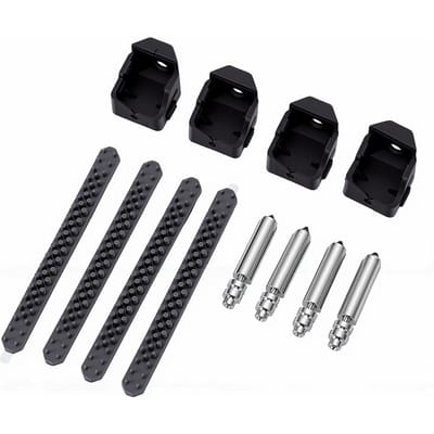 Lot de 4 Buse Hotend Compatible Kobra X 0,25 mm 0,4 mm 0,6 mm 0,8 mm Acier Trempé Échange Rapide Intégré Impression Haute Vitesse
