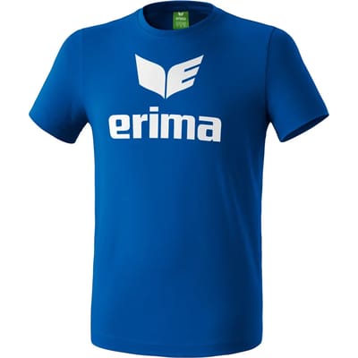 Erima Promo T-Shirt Kinderen - Royal / Wit | Maat: 128