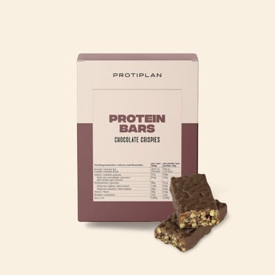 Protiplan - Reep Chocolade Krispies - 7 x 35 g - Koolhydraatarm snack