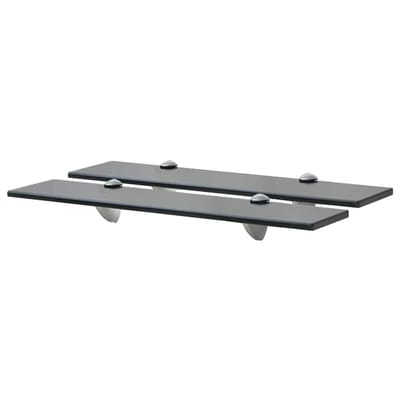 vidaXL - Schappen - zwevend - 2 - st - 50x20 - cm - 8 - mm - glas