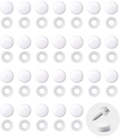 Dailygoods- Schroefdeksels 500 Stuks - Hoogwaardig Kunststof - Stevig/Duurzaam - Hittebestendig - Milieuvriendelijk - Handige Opbergdoos - Schroefdoppen