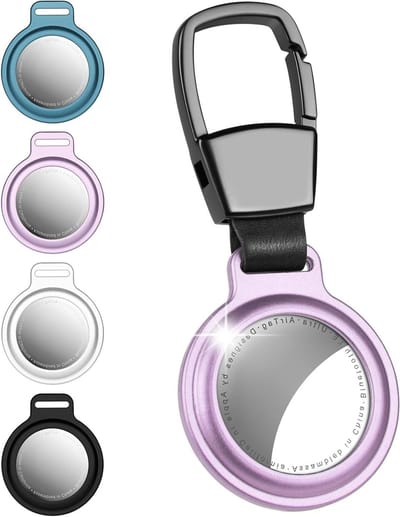 Metalen Airtag Houder - Beschermende Case van Aluminium voor Sleutels, Tassen en Bagage, Compatibel met Apple AirTag, Duurzame Airtag Bescherming