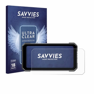 Savvies - Screenprotector voor Vtopek MT26 6.25" - Folie Beschermfolie transparant 18 Stuks