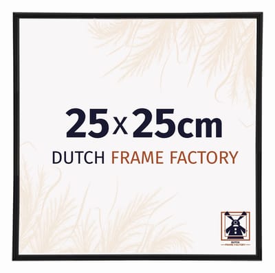 Fotolijst 25x25 cm - Kunststof - Zwart Mat - Angers