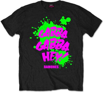 Ramones - Gabba Gabba Hey Heren T-shirt - S - Zwart