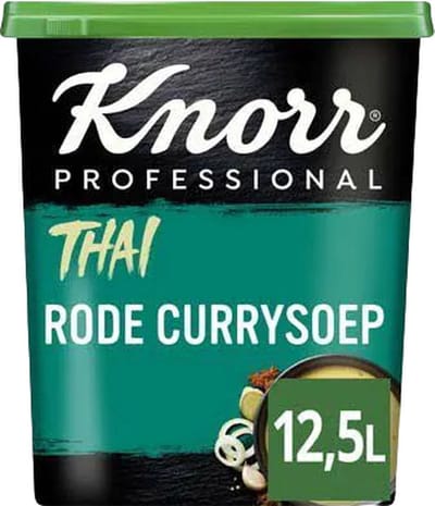 Knorr Professional - Thai Rode Curry Soep (voor 12,5ltr) - 1,19kg