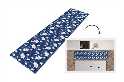 Keukenloper - Loper keuken - Konijnen - Scandinavië - Patronen - 200x50 cm - Keukenloper vinyl