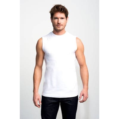 Slater 1500 - Mouwloos T-shirt wit M 100% katoen