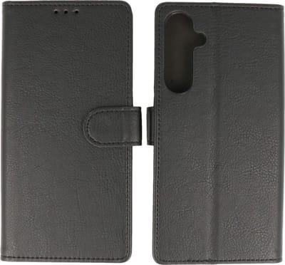 Hoesje Geschikt voor Samsung Galaxy A35 - Fashion Telefoonhoesje Backcover - Siliconen Hoesje - Zwart
