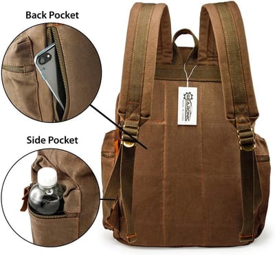 Laptoptas Groen voor Heren - Stevige Schoudertas voor 15-17 inch Laptop