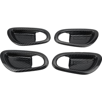 Binnen Deurklink Cover Kom Trekker Trim Koolstofvezel Stijl Geschikt voor Nissan Navara Frontier NP300