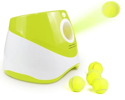 NordHaus Automatische Ballenwerper Hond - Tennis Launcher - Interactief Hondenspeelgoed - Oplaadbaar - 3 Ballen