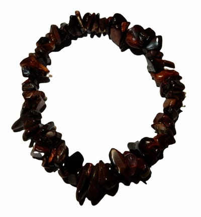 Tijgeroog Rood Split Armband