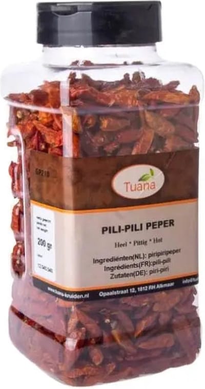 Tuana Kruiden - Pili Pili Peper Heel (rawit) - 200 Gram - Tuanashop - GP-P-0030