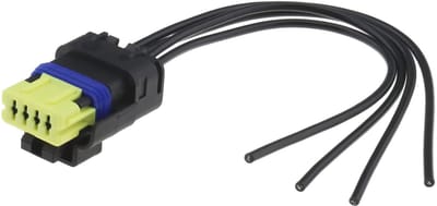 Allecto - Auto Brandstofpomp Kabel Draad Harness Plug - 4 Pin - Vervangend onderdeel - 15 cm - Brandstofpomp aansluiting - Geschikt voor Citroën, P...