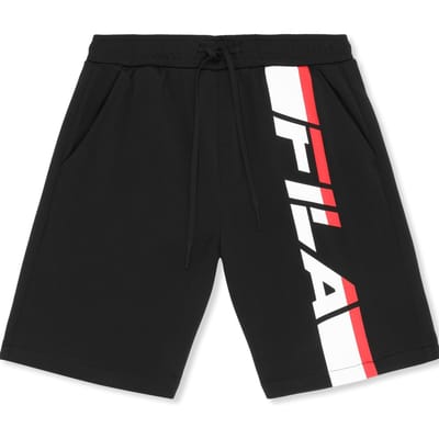 FILA Valiversi Regular Graphic Shorts Black Taglia: 134/140 | Pantaloni Outlet | kids | Nero