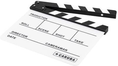 Caruba Professionele Director Clapper White/BW (Krijt)