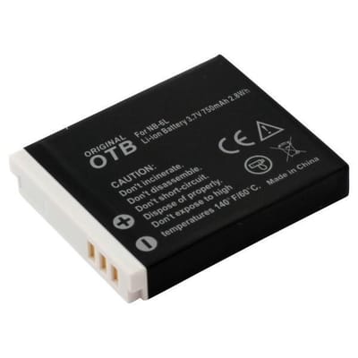 Batterij voor Canon NB-6L Li-Ion 750mAh 3,7V