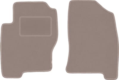 Beige voormatten voor: Nissan Navara III D40 pick-up (2005-2011)