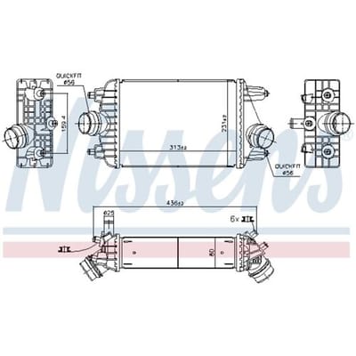 Intercooler NISSENS 961303
