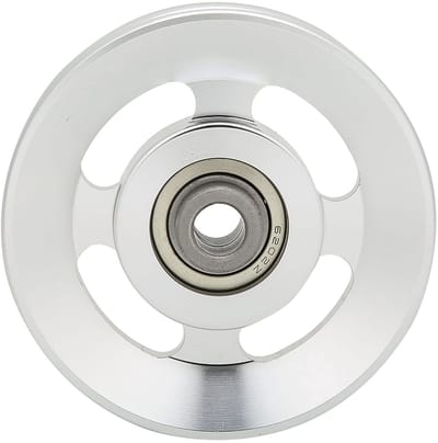 JeiibrZui Fitnesskatrol - Aluminiumlegering - Universeel Katrolontwerp Moeiteloze Beweging - 1 Stuks - Thuisgym+Zilver