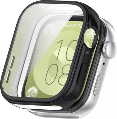 Strap-it TPU case / beschermhoesje - geschikt voor Huawei Watch Fit 3 (zwart)