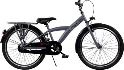 2Cycle Allroad kinderfiets 24 inch (8 tot 10 jaar) voor jongens grijs