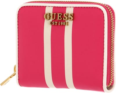 GUESS Portemonnee Mildred Small Zip Around Wallet Magenta Paars
